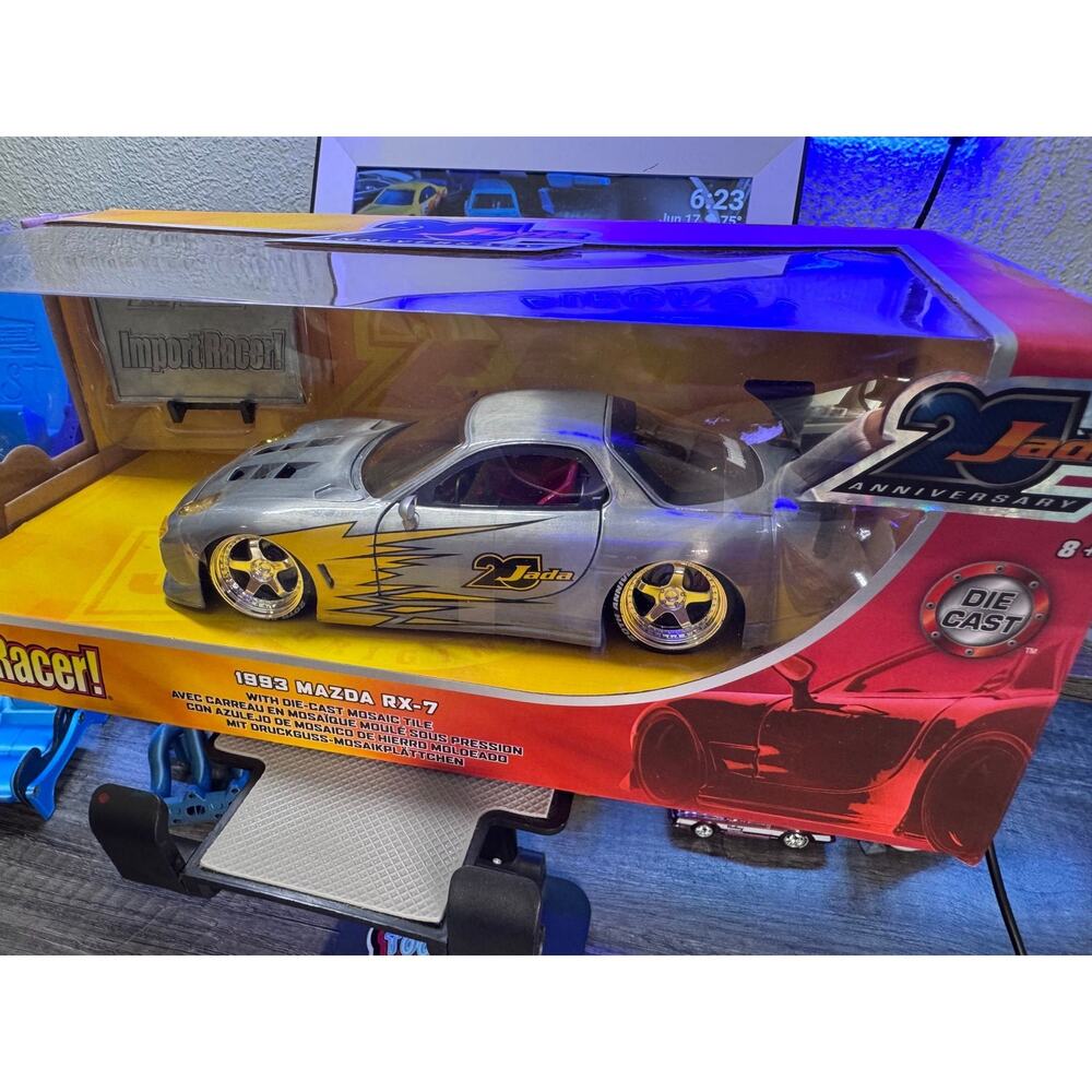 Jada 1/24 Import Racer 20th Anniversary 1993 Mazda RX7 raw - Picture 4 of 5